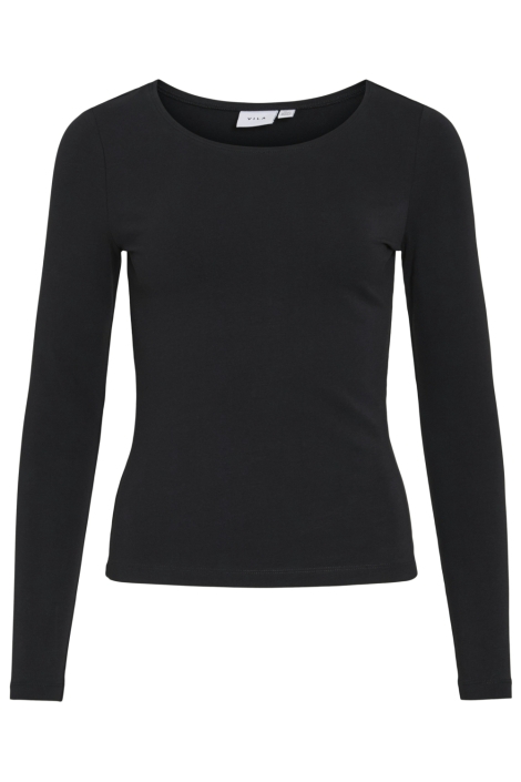 Vila vinora l/s o-neck top - noos
